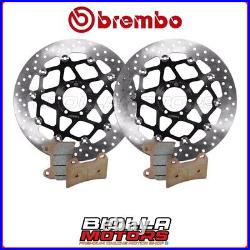 2009 FRONT PADS KIT + DISCS BREMBO MOTORCYCLE MORINI CORSARO 1200 CORSARO 96 Flot