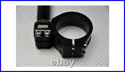 360° Adjustable Clip Ons handlebars Black 50 mm MOTO MORINI CORSARO 2006-2011
