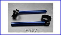 360° Adjustable Clip Ons handlebars Blue 50 mm MOTO MORINI CORSARO 2006-2011
