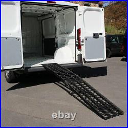 Aluminium loading ramp / folding ramp for scooter Constands V black, max. 680 kg