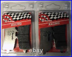 Brembo Rc Carbon Brake Pads 2 Sets Racing For Moto Morini Corsaro Zz 1200 2018