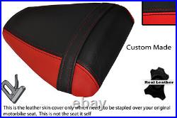 Bright Red & Black Custom Fits Moto Morini Corsaro 1200 Rearleather Seat Cover