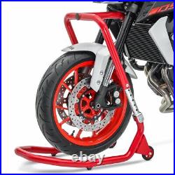 Front Head Lift Paddock Stand V5 for Moto Morini Corsaro 1200 05-10 red