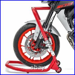 Front Head Lift Paddock Stand V5 for Moto Morini Corsaro Veloce 1200 08-15 red
