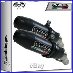 Gpr Race Deeptone Black 2 Kit Exhaust Moto Morini Corsaro 1200 2005/2011