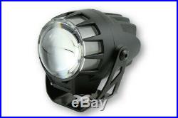 Highsider LED headlight DUAL-STREAM, black, lens diameter 45 mm