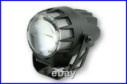Highsider LED headlight DUAL-STREAM, black, lens diameter 45 mm