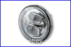 Highsider LED main headlight insert TYPE 7 with sidelight ring chrome 5 3/4 inch