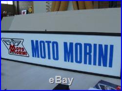 Insegna luminosa Moto Morini 350 GT Sport Corsaro Scrambler old sign italy