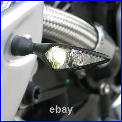 Kellermann Rhombus Pl LED Indicator With Side Lights Chrome Front a Pair Of