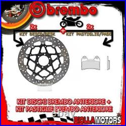 Kit-y91c Disc & Pads Brembo Front Motorcycle Morini Corsaro 1200cc 2006- Ge
