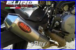 Moto Morini Corsaro 2in1 MassMoto Exhaust Mid System Tromb Titanium Curve New
