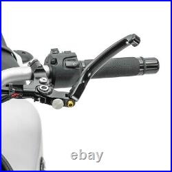Motorbike adjustable clutch lever V-Trec PLine universal black
