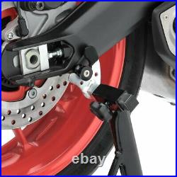 Motorcycle Front and Rear Paddock Stand Set Constands BCS black