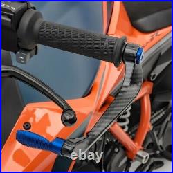 Motorcycle Lever Guard Brake and Clutch Handguard Protection Zaddox X6 blue