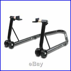 Motorcycle Paddock Stand Set Constands Rear and Front FB black