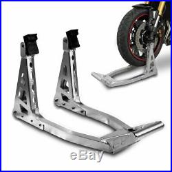 Motorcycle Paddock Stand Set Constands Rear and Front SL