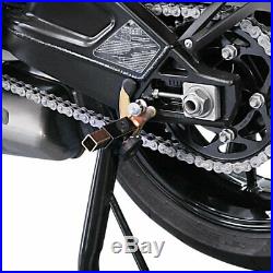 Motorcycle Paddock Stand Wheel Chock Set Constands Rear Front CEB Black