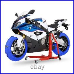 Motorcycle Tyre Warmers ConStands Superbike 60-80 °C Set Blue