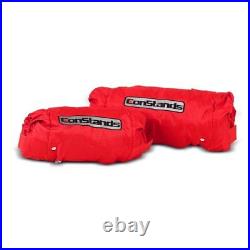 Motorcycle Tyre Warmers ConStands Superbike 60-80 °C Set Red