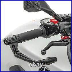 Motorcycle lever guard / Brake and Clutch lever protector X7 black