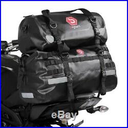 Motorcycle tail bag set Bagtecs XB50 + XF30 Waterproof Duffle Bag Rear Seat 80L