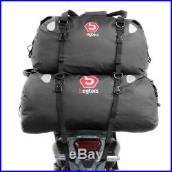Motorcycle tail bag set Bagtecs XF80 + XF60 Waterproof Duffle Bag Rear Seat 140L