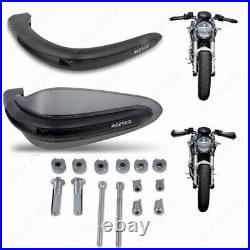 Pair Dual Road Paramani + Adapters For Morini 1200 Corsaro 2008-2015