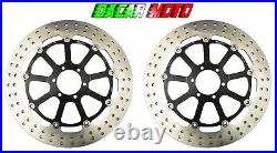 Pair of front brake discs moto morini Corsair 1200 2005 2006 2007 2008 2009