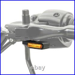 Sequential LED Handlebar indicators motorcycle / turn signals BL8