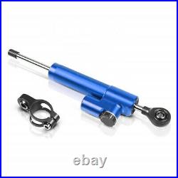Steering damper motorcycle / Steering stabilizer Zaddox universal blue